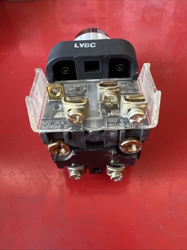 ALLEN-BRADLEY RED ILLUMINATED PUSH BUTTON 800T-PTH16R - Thumbnail 6