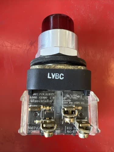 ALLEN-BRADLEY RED ILLUMINATED PUSH BUTTON 800T-PTH16R - Thumbnail 3