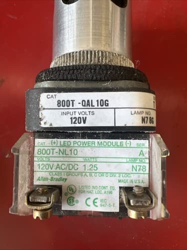 ALLEN BRADLEY 800T-QAL10G / PUSH BUTTON GREEN - Thumbnail 6