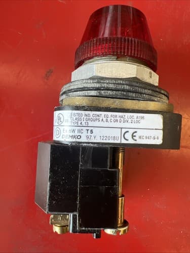 Allen Bradley Pilot Light 120V | 800T-P16 Red - Thumbnail 2