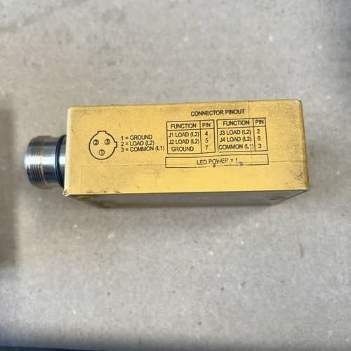 TURCK JUNCTION BLOCK 4-4 PIN M12 / 12 PIN M16 TOP EXIT PNP 40-120VAC - Thumbnail 4