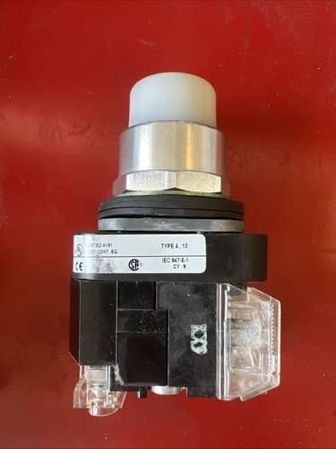 Allen Bradley 800T-PT16W -T PILOT LIGHT WHITE Pushbutton - Thumbnail 4