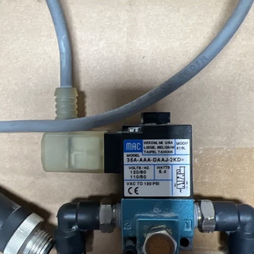 35A-AAA-DDAJ-2KD (MAC Valves) Solenoid Valve 5.4 watts - Thumbnail 2
