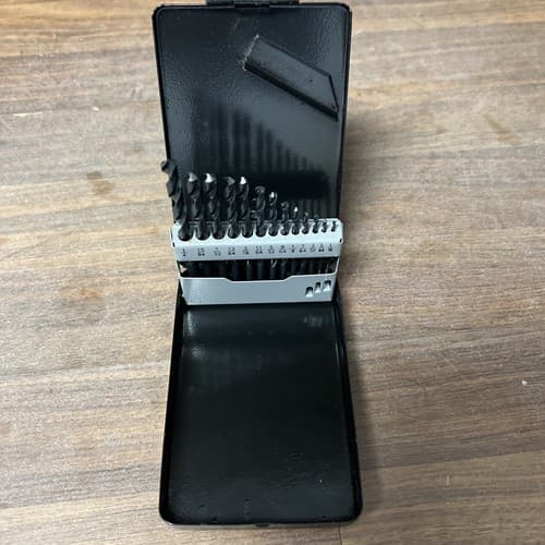 13-PIECE JOBBER LENGTH HIGH SPEED STEEL DRILL BIT SET: 1/16" TO 1/4" BY 16THS - Thumbnail 3