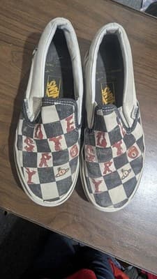 Vivienne Westwood X Vans ‘Anglomania’ Checkerboard Size 6.5/5 M Women’s Slip On - Thumbnail 13