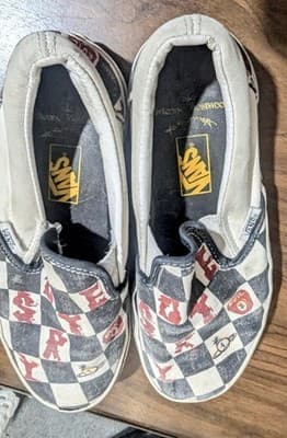 Vivienne Westwood X Vans ‘Anglomania’ Checkerboard Size 6.5/5 M Women’s Slip On - Thumbnail 4