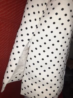 Jones Studio Separates White w Black Polka Dots Tank Top Size 16 Shirt Blouse - Thumbnail 5
