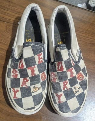 Vivienne Westwood X Vans ‘Anglomania’ Checkerboard Size 6.5/5 M Women’s Slip On - Image 1