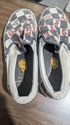 Vivienne Westwood X Vans ‘Anglomania’ Checkerboard Size 6.5/5 M Women’s Slip On - Thumbnail 8