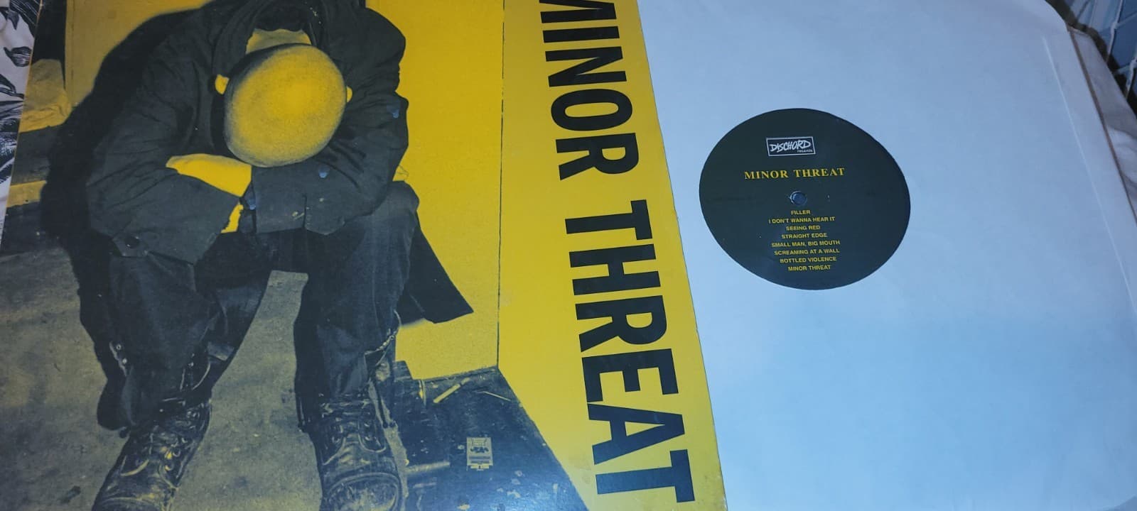 Vintage Minor Threat LP Dischord Records Hardcore Punk - Image 1