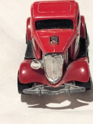 Vintage Red Hot Wheels 3 Window '34 Ford Coupe ZZ Top - Thumbnail 3