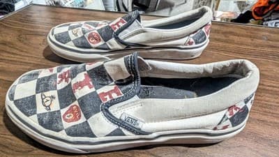Vivienne Westwood X Vans ‘Anglomania’ Checkerboard Size 6.5/5 M Women’s Slip On - Thumbnail 3