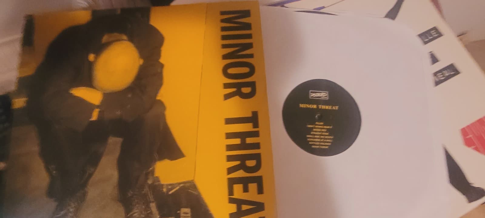 Vintage Minor Threat LP Dischord Records Hardcore Punk - Thumbnail 2