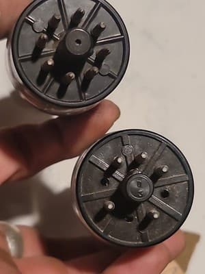 Pair Of Vintage GE & Sylvania 5U4GB Vacuum Tubes - Thumbnail 3