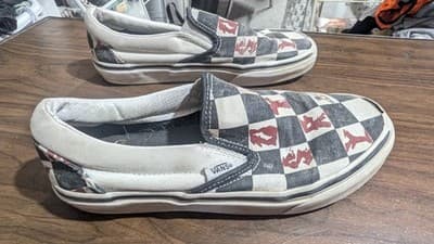 Vivienne Westwood X Vans ‘Anglomania’ Checkerboard Size 6.5/5 M Women’s Slip On - Thumbnail 10