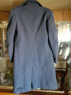 Vintage US Navy Issued Peacoat 100% Wool Dark Blue Men’s Size 35S - Thumbnail 12