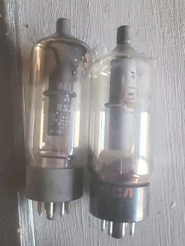 2 RCA Vintage 6BK4C 6EL4A GE TV Ham Radio HiFi Amplifier Vacuum Tubes - Thumbnail 2