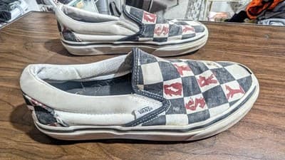 Vivienne Westwood X Vans ‘Anglomania’ Checkerboard Size 6.5/5 M Women’s Slip On - Thumbnail 2