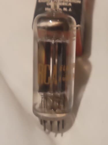 1 Vintage NOS NIB RCA 6FQ7/ 6CG7 Clear Top FREE SHIPPING - Thumbnail 3