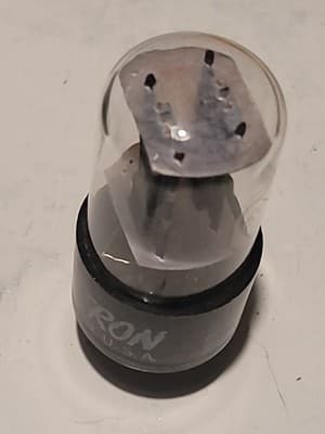 1 Vintage NOS 6SN7GT Zytron 2-Hole Black Plate HiFi Amp Vacuum Tube - Thumbnail 4