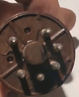 1 Vintage Sylvania 6X5WGT Ruggedized Rectifier Vacuum Tube - Thumbnail 4