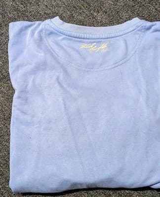 Karl Lagerfeld Women’s Sweatshirt Paris Logo Graphic White/Gold Sz Small - Thumbnail 5