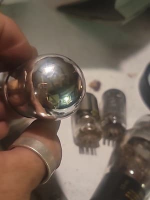 1 Vintage NOS G.E. 7AF7 vacuum tube - Thumbnail 3
