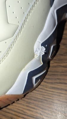 Excellent FILA MB Mens Suede Basketball Shoes Size 9.5 Blue White Mashburn - Thumbnail 4