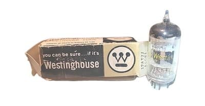 1 NOS NIB Vintage Westinghouse Made in Canada 12AT7 ECC81 Single Vacuum Tube - Image 1