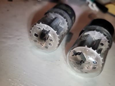 Pair Of Zenith 6EM7 Vacuum Tubes NOS - Thumbnail 4