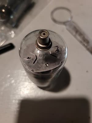 GE 6JB6A Vacuum Tube Dual Side O Getter Serious Tube - Thumbnail 3