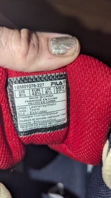 Excellent FILA MB Mens Suede Basketball Shoes Size 9.5 Blue White Mashburn - Thumbnail 9