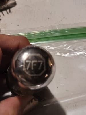 1 Vintage NOS RCA 7F7 Vacuum tube - Thumbnail 5