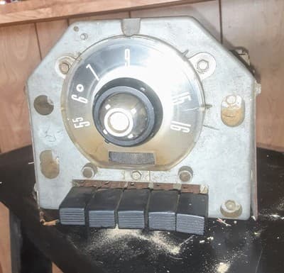 Vintage OEM RADIO DELUXE 8-Tube 1955 FORD Car/Truck RARE **For Parts** - Thumbnail 4