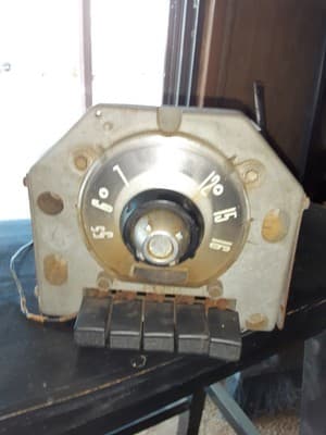 Vintage OEM RADIO DELUXE 8-Tube 1955 FORD Car/Truck RARE **For Parts** - Thumbnail 10