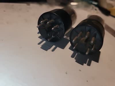 Pair Of Zenith 6EM7 Vacuum Tubes NOS - Thumbnail 3