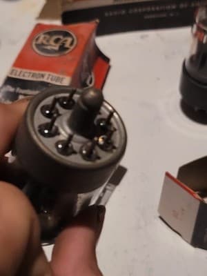 1 Vintage NOS RCA 7F7 Vacuum tube - Thumbnail 3