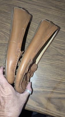 Michael Kors Daisy Sutton Leather Moccasins Loafers Women's Size 8M Brown - Thumbnail 11