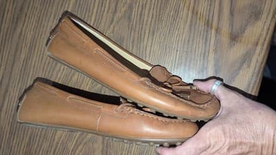 Michael Kors Daisy Sutton Leather Moccasins Loafers Women's Size 8M Brown - Thumbnail 10
