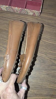 Michael Kors Daisy Sutton Leather Moccasins Loafers Women's Size 8M Brown - Thumbnail 9