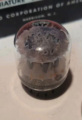 (1) Vintage 6D10 Triple Triode Vacuum Tube Fender Amp Audio USA - Image 1