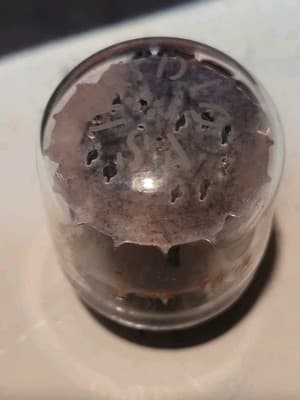 (1) Vintage 6D10 Triple Triode Vacuum Tube Fender Amp Audio USA - Thumbnail 2