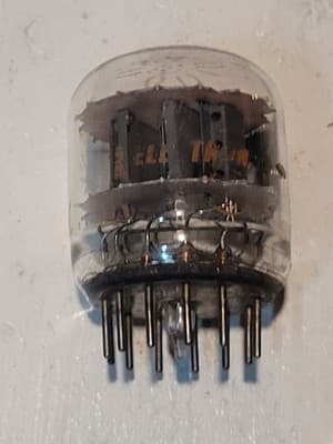 (1) Vintage 6D10 Triple Triode Vacuum Tube Fender Amp Audio USA - Thumbnail 3