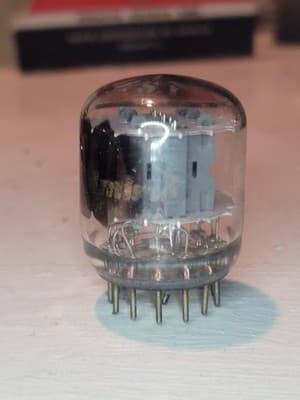 (1) Vintage 6D10 Triple Triode Vacuum Tube Fender Amp Audio USA - Thumbnail 7