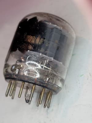 (1) Vintage 6D10 Triple Triode Vacuum Tube Fender Amp Audio USA - Thumbnail 6