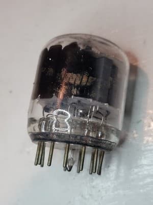 (1) Vintage 6D10 Triple Triode Vacuum Tube Fender Amp Audio USA - Thumbnail 5