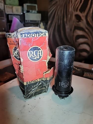 Very Vintage RCA VT-164/1619 Electron Vacuum Tube in box. Untested - Image 1