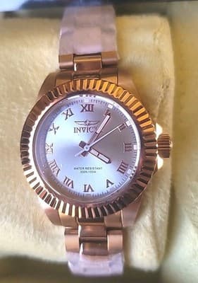 Brand New Invicta Pro Diver Watch-24.5mm, Rose Gold, Model 37425 - Thumbnail 3