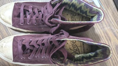 Men's Size 9.5 Converse x Willy Wonka Deep Bordeaux Corduroy Chuck Taylor Shoes - Thumbnail 5