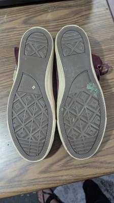 Men's Size 9.5 Converse x Willy Wonka Deep Bordeaux Corduroy Chuck Taylor Shoes - Thumbnail 8